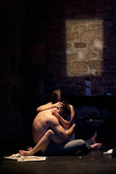 Blasted de Sarah Kane, mes Wally Bajeux